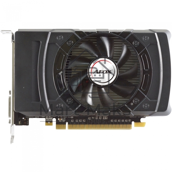 Видеокарта AFOX RX 550 4GB GDDR5 1 28Bit, ATX Single Fan  AFRX550-4096D5H3