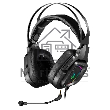 Гарнитура проводная с микрофоном A4Tech Bloody G570 черный/серый 2м мониторные USB оголовье (G570 USB/BLACK + GREY)