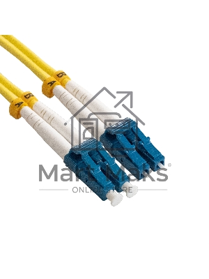 Патч-корд волоконно-оптический ExeGate FC-D-9-LC-LC-3M-LSZH (Шнур ВО SM 9/125 (OS2/G.652.D), LC/UPC-LC/UPC, Duplex, LSZH, 3м)