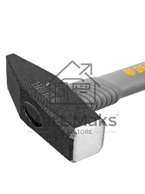 Молоток слесарный Denzel 1000 г, кованый, фибергласовая рукоятка c TPR покрытием