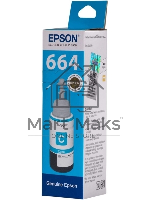 Чернила Epson C13T664298 голубой 70мл для Epson L100