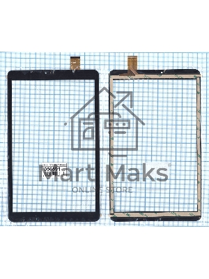 Сенсорное стекло (тачскрин) YLD-CEGA636-FPC-A0, черное