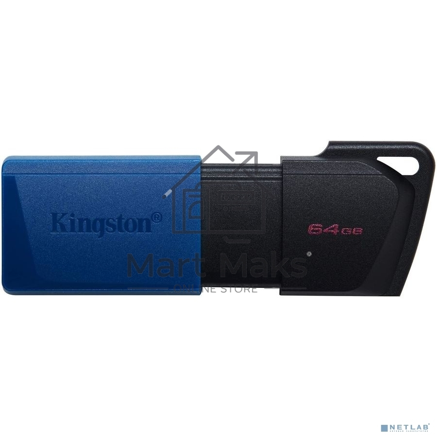 Флешка USB R/W R/W Kingston 64Gb DataTraveler Exodia M DTXM/64GB USB3.0 черный/синий