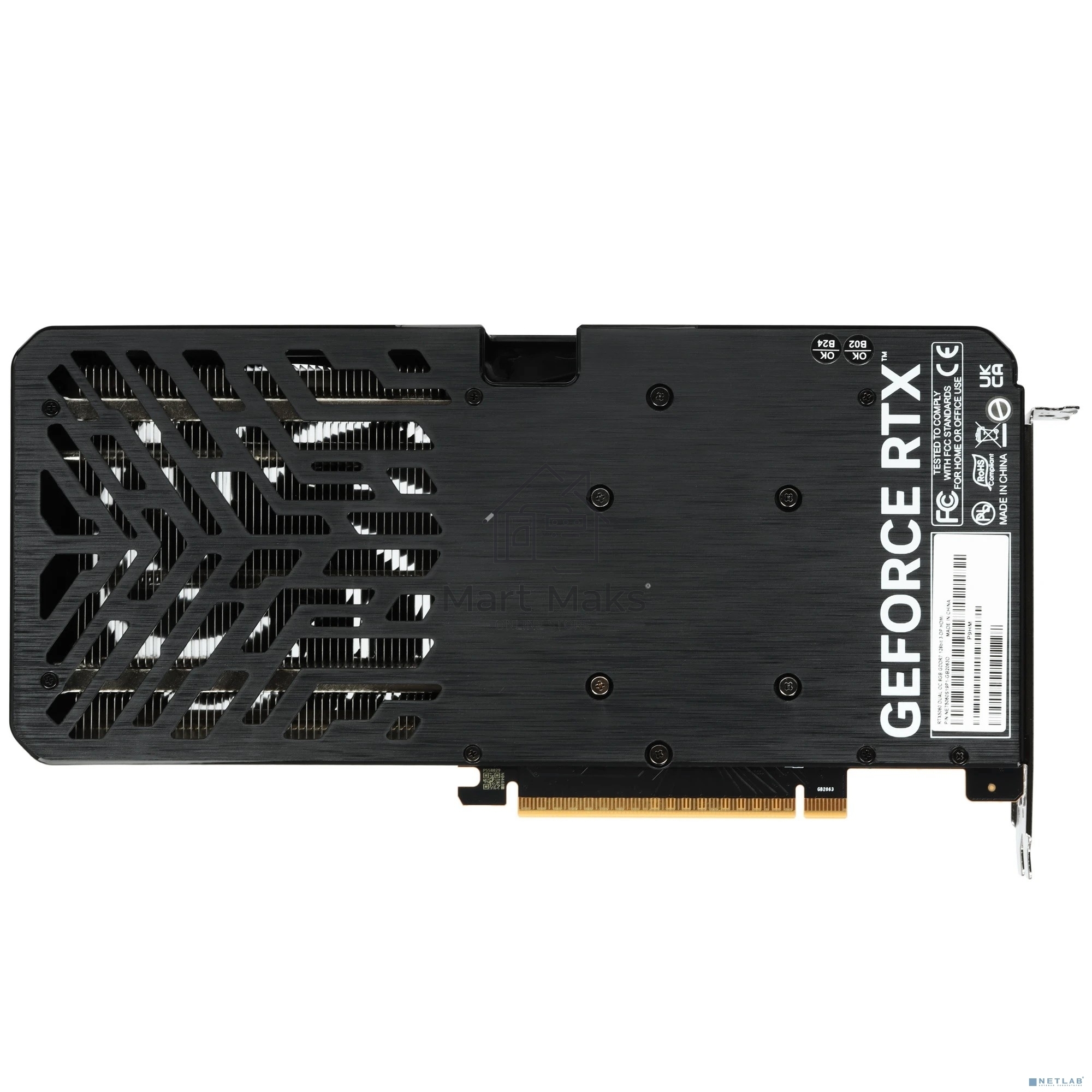 Видеокарта Palit RTX5060 DUAL OC NV RTX5060 8Gb 128bit GDDR7 2280/28000/HDMIx1/DPx3/HDCP R NE75060S19P1-GB2063D PCI-E 5.0