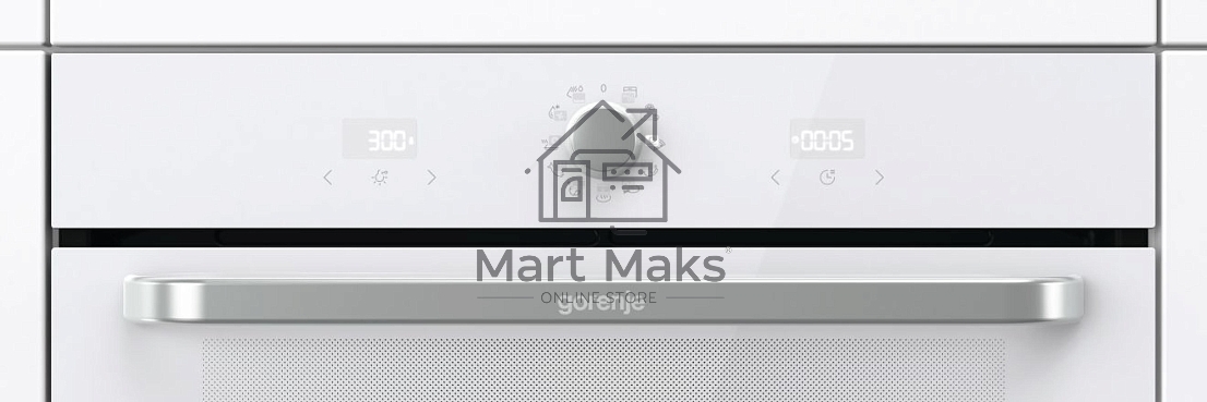 Духовой шкаф Gorenje BOS6737SYW, 77л, дверца с 2 стеклами, белый