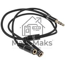 Кабель Cablexpert аудио 90˚ спиральный CCAB-02-35MMLC-1.8MB. 3.5 Jack (M)/3.5 Jack (M), черный, 1.8м, блистер