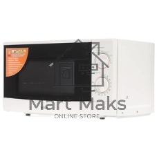 Микроволновая печь Mystery MMW-2012 белый, 20 л, 800 Вт, переключатели - поворотный механизм