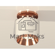 Светильник Ambrella Light XS7510140 SWH/PPG белый песок/золото розовое полированное MR16 GU5.3 (N7930, C7510, N7035)