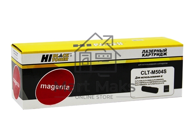 Картридж Samsung CLP-415/470/475/CLX-4170/4195 (Hi-Black) CLT-M504S, M, 1,8K