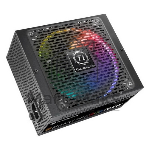 Блок питания Thermaltake Smart Pro RGB (PS-SPR-0750FPCBEU-R), 750Вт, 80 PLUS Bronze, 140мм, модульный, черный