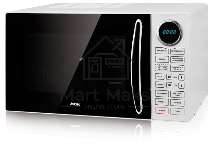 Микроволновая печь BBK 23MWG-930S/BW белый 23л 900Вт сенсор