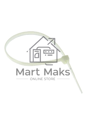 Хомут кабельный 2.5х150 нейл. белый (уп.100шт) EKF plc-c-2.5x150