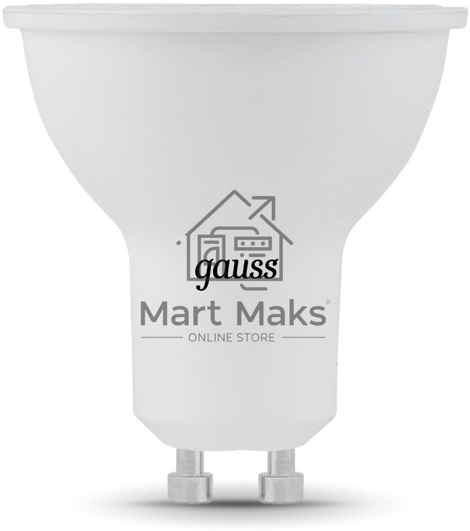 Лампа светодиодная LED MR16 GU10 7Вт 4100К 1/10/100 Gauss 101506207