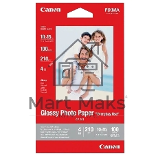 Фотобумага CANONГлянцевая, 210г/м2, A6 (10X15), 100 л.