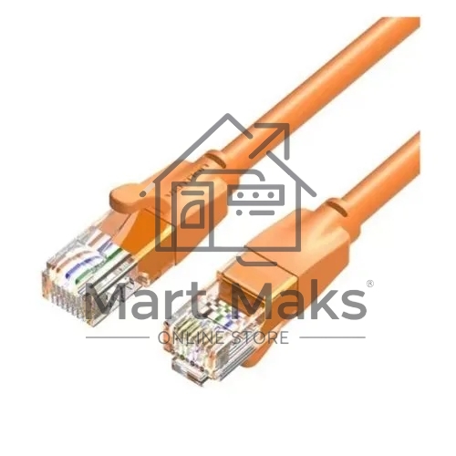 Патч-корд Vention прямой UTP cat.6, RJ45 - 2м. Оранжевый