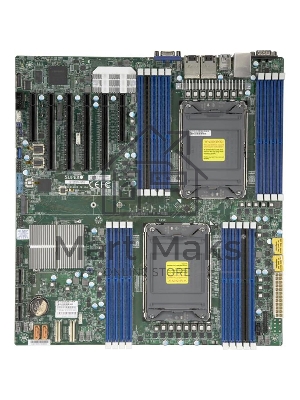 Материнская плата серверная Supermicro X12DPI-NT6-B, сокет LGA4189, Intel C621A, DDR4 ECC, 18xDDR4, 4xPCIe 4.0 x16, 2xPCIe x8, M.2, 14xSATA, 2x10GbE, 4xUSB 3.2, VGA, COM, E-ATX