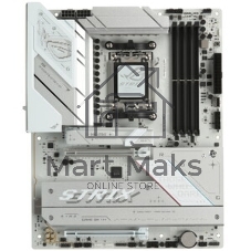 Материнская плата ASUS ROG STRIX B850-A GAMING WIFI, AM5, AMD B850, 4xDDR5, 2xSATA, 4xM.2, 1xPCIe 5.0 x16, 1xPCIe 4.0 x16, 1xPCIe x4, 1xDP, 1xHDMI, 1x2.5Gb LAN, 1xUSB-C 20Gbps, 1xUSB-C 10Gbps, 2xUSB-A 10Gbps, 4xUSB 5Gbps, 2xUSB-A 2.0, 3x3.5 мм, 7.1, ATX