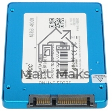 Накопитель SSD Netac N535S, 480Gb, SATA III, 2.5