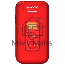 Мобильный телефон Maxvi E5 up красный