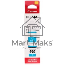 Чернила Canon GI-490C 0664C001 голубой (70 мл) для Canon Pixma G1400/2400/3400