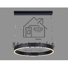 Светильник Ambrella light FA6606 BK черный 51W D600*700 (ПДУ РАДИО 2.4G)