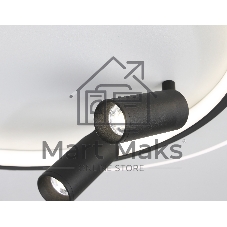 Светильник Ambrella light FL5137/2+2 WH/BK белый/черный 66W 3000K/4200K/6400K+4200K 500*420*130 (ПДУ ИК)
