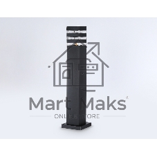 Светильник Ambrella light ST2582 BK/CL черный/прозрачный IP54 E27 max 40W 90*90*630