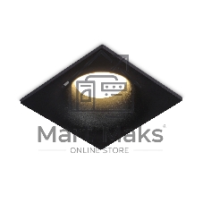 Встраиваемый точечный светильник Ambrella light TN102812 BK черный GU5.3 85*85*35