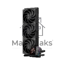Система охлаждения Water Cooling System PCCooler DS360 Display BK (310W, 360мм, LED, Black, ARGb Pump/Fans: 3x120мм, 90.56CFM, 39.8dBA, 2500RPM/Pump height 65мм, 15dBA, 2600RPM, Rad thickness 27мм/S: 1851, 1700, 1200, 115X, AM5, AM4)