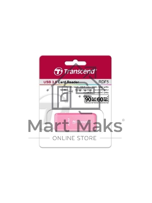 Кард-ридер Transcend All in1 Multi Card Reader, Pink