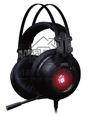 Наушники с микрофоном A4 Bloody G525 черный 2м мониторные оголовье (G525 BLACK)