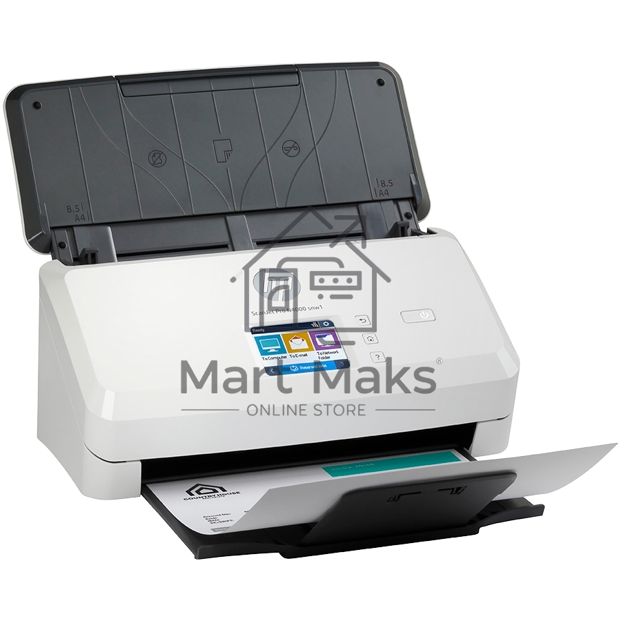 Сканер HP ScanJet Pro N4000 snw1 Scanner, 1y warr