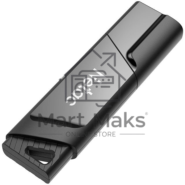 Флешка USB R/W R/W Netac U336S NT03U336S-064G-30BK, 64Gb, USB3.0, пластиковая с защитой от записи