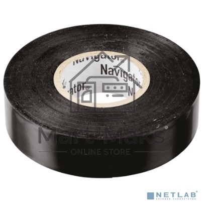 Изолента ПВХ 15мм (рул.20м) черн. NIT-B15-20/BL Navigator 71103