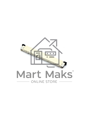 Разъем FPC Half Coverage Bottom Contact 1.0K-BX-32PWB 32 pin высота 2мм шаг 1мм