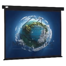 Экран Cactus 127x127см Wallscreen CS-PSW-127X127-BK 1:1 настенно-потолочный рулонный черный