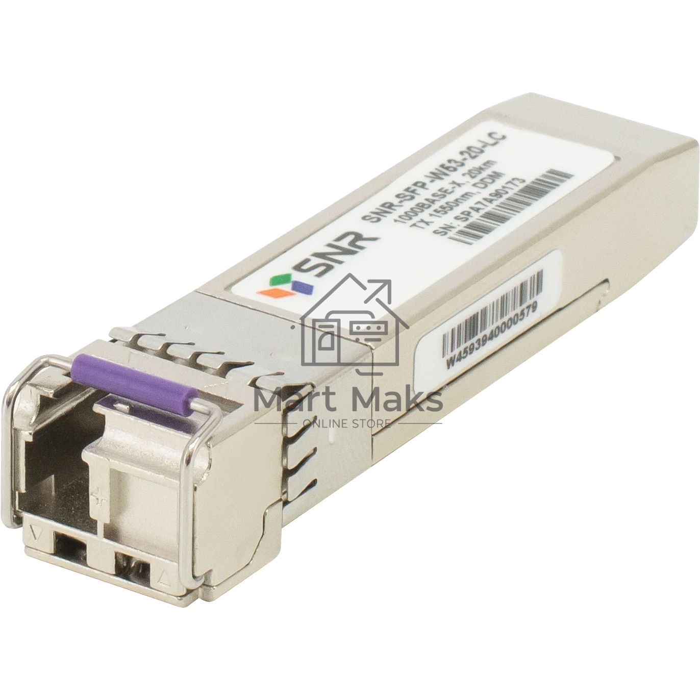 Модуль SNR SFP WDM, дальность до 20км (14dB), 1550нм