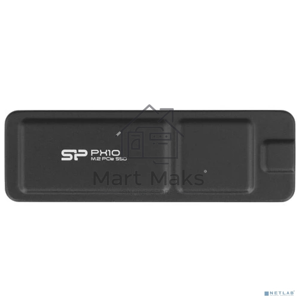 Внешний накопитель SSD 512Gb Silicon Power PX10, External, USB TypeC 3.2, черный, read/write 1050/1050 Mb/s