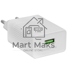 Сетевое зарядное устройство BOROFONE (6931474728296) BA47A Mighty 1USB QC3.0 белый