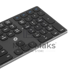 Клавиатура Oklick K867W беспроводная, Bluetooth, радиоканал, серый