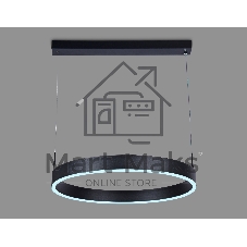 Светильник Ambrella light FA6606 BK черный 51W D600*700 (ПДУ РАДИО 2.4G)