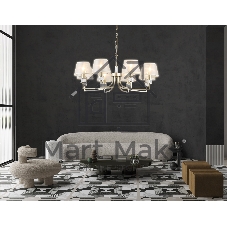Люстра Ambrella light LH71217/8 CGD золото E14/8 max 40W D790*750