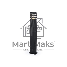 Светильник Ambrella light ST2588 BK/CL черный/прозрачный IP54 E27 max 40W 110*65*800