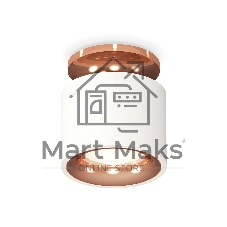 Светильник Ambrella Light XS7510141 SWH/PPG белый песок/золото розовое полированное MR16 GU5.3 (N7930, C7510, N7015)