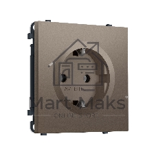 Комплект механизма электрической розетки SIGMA Темная бронза матовый 50Hz 2P+E с/з 16A-250V QUANT PRO (SP6360, PR141) Комплект механизма электрической розетки SIGMA Темная бронза матовый 50Hz 2P+E с/з 16A-250V QUANT PRO (SP6360, PR141)