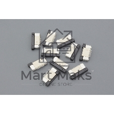 Разъем FPC Half Coverage Bottom Contact 0.5K-BX-10PWB 10 pin высота 2мм шаг 0,5мм 10 шт Разъем FPC Half Coverage Bottom Contact 0.5K-BX-10PWB 10 pin высота 2мм шаг 0,5мм 10 шт