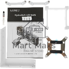 Система жидкостного охлаждения Lian-Li HydroShift LCD 360S Soc-AM5/AM4/1700 белый 4-pin 29.8dB Al+Cu LCD 330W Ret (G89.GHSLCD36SW.R0)