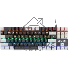Клавиатура Oklick K600X проводная, USB Type-A, серый