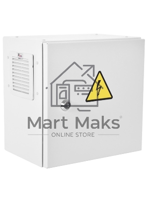 Шкаф ЭКОНОМ уличный всепогодный настенный укомплектованный (В600 Ш600 Г300), комплектация T2-IP65