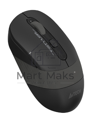 Мышь беспроводная A4Tech Fstyler FG10 черный/серый, 2000 dpi, радиоканал, USB, кнопки - 4